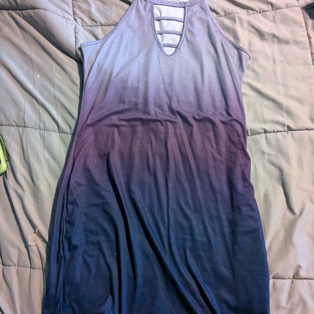 Gradient Sleeveless Dress